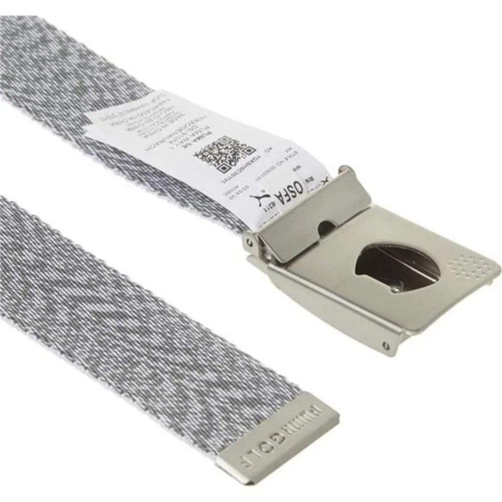 Puma‎ Golf Men's Reversible Web Belt Metal Clamp Buckle
